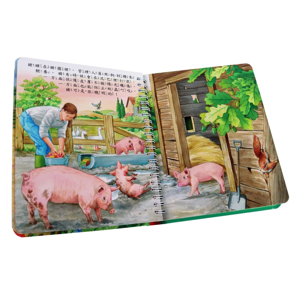 2D透視膠片書：農場運作
